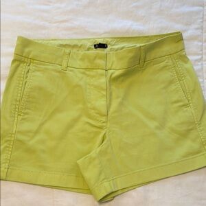 J. Crew Women's Lime Green Shorts